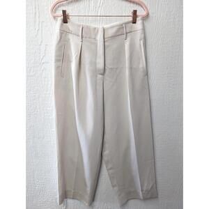 Forte Forte 100% Virgin Wool Cropped Pants Trousers Quiet Luxury Size 0 US2